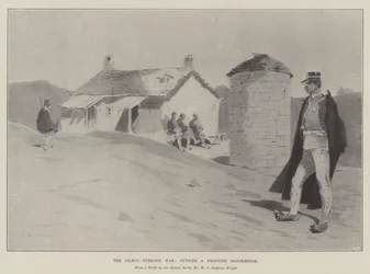 The Graeco-Turkish War, outside a Frontier Blockhouse